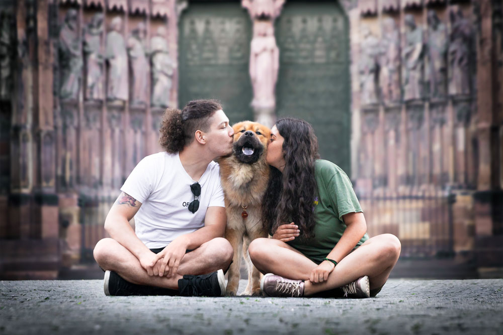 séance photo chien cathedrale strasbourg eurasier 