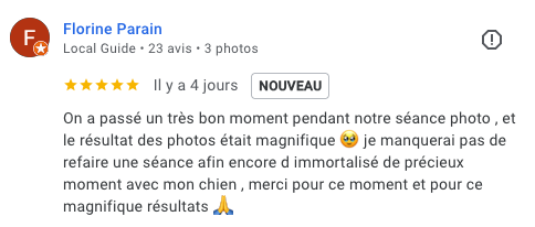 avis photographe canin le studio de Tartine provence